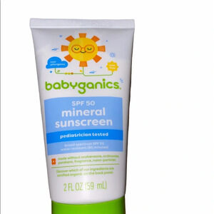 Babyganics spf 50 mineral sunscreen for summer, beach